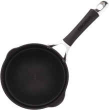 Load image into Gallery viewer, Circulon Momentum Hard-Anodized Nonstick 2-Quart Covered Straining Saucepan with Pour Spouts - Gray