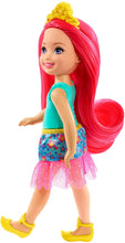 Load image into Gallery viewer, Barbie Dreamtopia Chelsea Sprite Doll, 7-inch, with Pink Hair Wearing Fashion and Accessories, Multi (GJJ97)