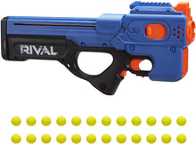 Load image into Gallery viewer, Nerf Rival Charger MXX-1200 Motorized Blaster -- 12-Round Capacity, 100 FPS Velocity -- Includes 24 Official Nerf Rival Rounds -- Team Blue