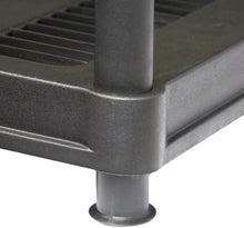 Load image into Gallery viewer, Sandusky Lee PS361872-5B Plastic Shelving, 36" Width x 72" Height x 18" Depth, Black