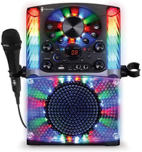 Load image into Gallery viewer, Singing Machine SML625BTBK Bluetooth CD+G Karaoke System Black