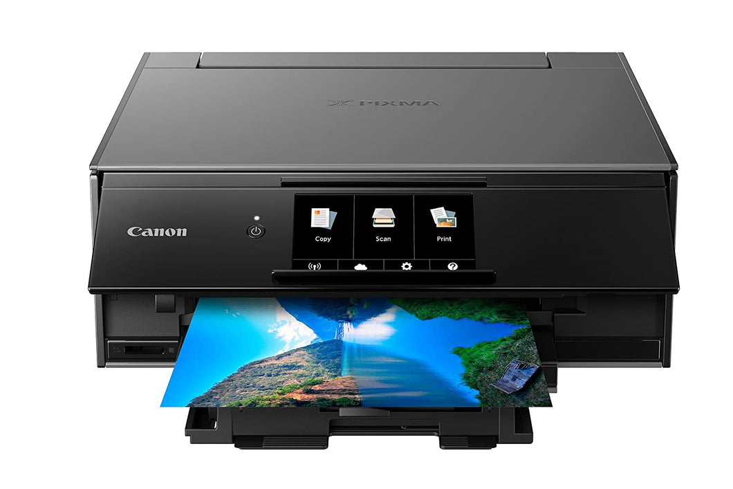 Canon TS9120 Wireless All-in-One Bluetooth Printer with Scanner and Copier: Mobile and Tablet Printing, with Airprint(TM) and Google Cloud Print Compatible
