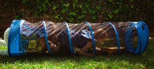 Load image into Gallery viewer, Pacific Play Tents 20406 Kids The Fun Tube 6-Foot Crawl Play Tunnel, 6' X 19" Diameter, Blue/Black