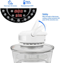 Load image into Gallery viewer, Rosewill Infrared Halogen Convection Oven with Stainless Steel Extender Ring