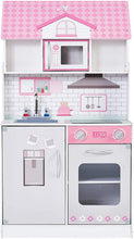 Load image into Gallery viewer, Teamson Kids - Wonderland Ariel 2 in 1 Doll House &amp; Play Kitchen - Pink / Grey