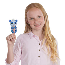 Load image into Gallery viewer, WowWee Fingerlings Glitter Panda -  Archie (Blue) - Interactive Collectible Baby Pet