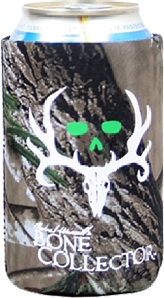 AES OPTICS Bone Collector Camo Can with Lime Green/White Logo