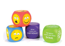 Load image into Gallery viewer, Learning Resources Soft Foam Emoji Cubes, 4 Pieces