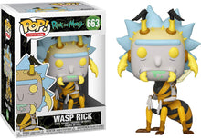 Load image into Gallery viewer, Wasp Rick: Fun ko Pop! Animation Vinyl Figure &amp; 1 Compatible Graphic Protector Bundle (663 - 44255 - B)