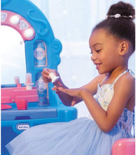 Load image into Gallery viewer, Little Tikes Ice Princess Magic Mirror - Roleplay Vanity with Lights Sounds &amp; Pretend Beauty Accessories, Multicolor, 24 months - 5 years