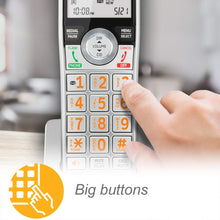 Load image into Gallery viewer, AT&amp;T CL82207 DECT 6.0 Expandable Cordless Phone with Answering System &amp; Smart Call Blocker