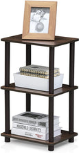 Load image into Gallery viewer, Furinno Turn-N-Tube 2 Space Shelf, Walnut/Brown