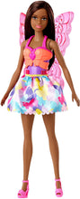 Load image into Gallery viewer, Barbie Dreamtopia Dress Up Doll Gift Set, approx. 12-inch, Brunette with 3 Fashions