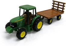Load image into Gallery viewer, TOMY John Deere Kids Tractor Toy with Flarebox Wagon Set, 8 Inches