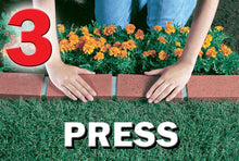 Load image into Gallery viewer, Argee RG825 Lets Edge It Decorative Plastic Brick Edging, no Lights, 25 feet, Terra Cotta