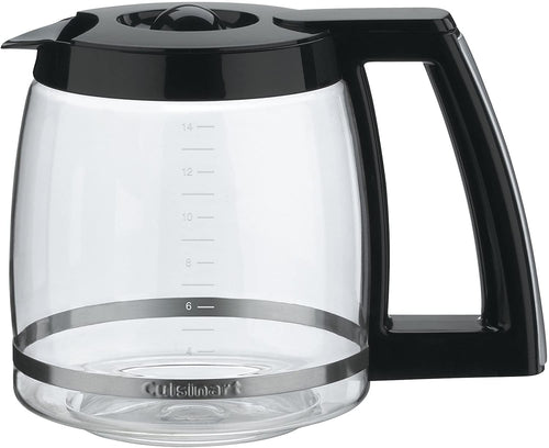 Cuisinart DCC-1200PRC 12-Cup Replacement Glass Carafe, Black