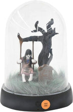 Load image into Gallery viewer, Sunstar Industries Animated Cloche Lost Girl on Swing Prop Lights-up Sound Halloween Decoration