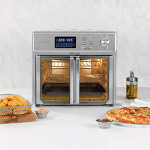 Load image into Gallery viewer, Kalorik 26 QT Digital Maxx Air Fryer Oven, Roaster, Broiler, Rotisserie, Dehydrator, Oven, Toaster, Pizza Oven and Slow Cooker. 9 Accessories with Cookbook. Sears up to 500⁰F. Extra Large Capacity, All in One Appliance. Stainless Steel.