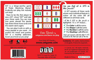 SET: The Family Game of Visual Perception