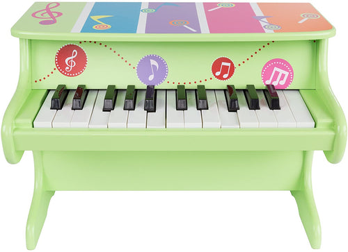 Hey! Play! Children’s Toy Piano 25-Key Colorful Musical Upright Piano with Sounds for Learning to Play for Children, Toddlers