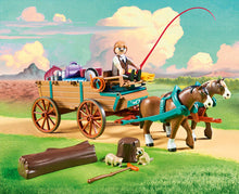 Load image into Gallery viewer, PLAYMOBIL® Spirit Riding Free Lucky's Dad with Covered Wagon Toy