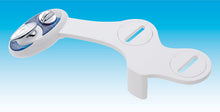 Load image into Gallery viewer, Luxe Bidet Neo 180 - Self Cleaning Dual Nozzle - Fresh Water Non-Electric Mechanical Bidet Toilet Attachment (Blue and White)