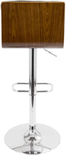 Load image into Gallery viewer, Lumisource Vasari Modern Barstool, Walnut Wood/Black