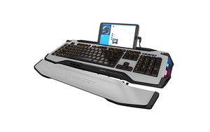 ROCCAT SKELTR Bluetooth Smart Communication RGB Gaming Keyboard, White