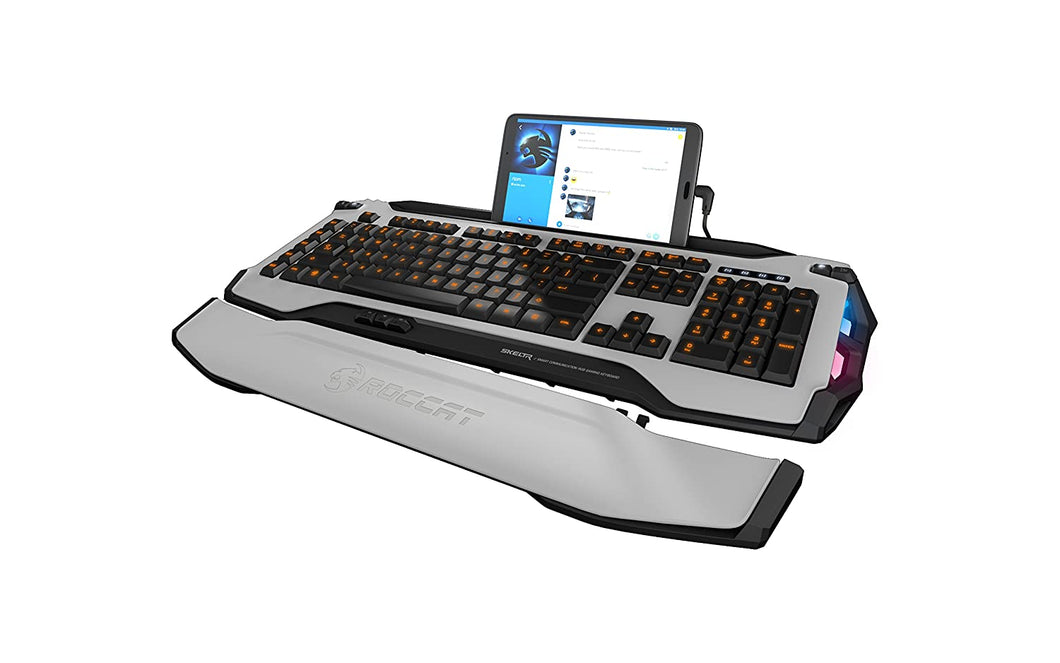 ROCCAT SKELTR Bluetooth Smart Communication RGB Gaming Keyboard, White