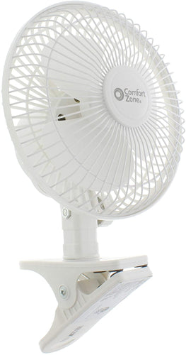 Comfort Zone CCC CZ6C 6-Inch 2-Speed Clip-On Fan