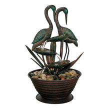 Load image into Gallery viewer, Nature's Garden Birds Metal Fountain
