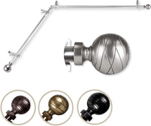 Load image into Gallery viewer, Rod Desyne Arman Corner Single Curtain Rod Set