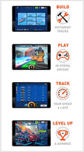 Load image into Gallery viewer, Hot Wheels id Smart Track Starter Kit with 3 Exclusive Cars, Track Pieces and Hot Wheels Race Portal for Physical &amp; Digital Play, Gift for Kids Ages 8 Years Old &amp; Up