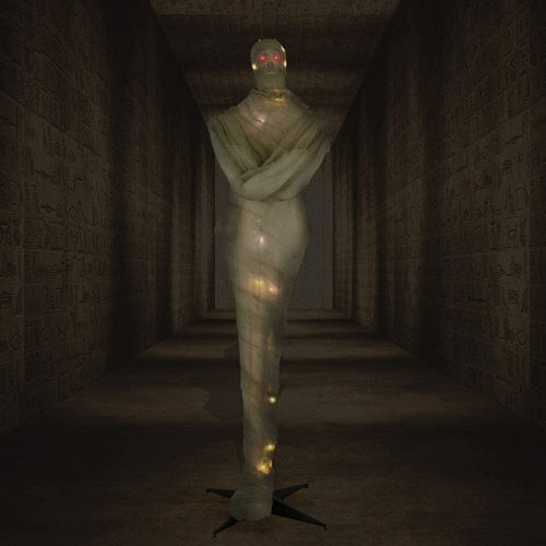 Haunted Hill Farm HHMUM-2FL Life-Size Animatronic Mummy, Color 1