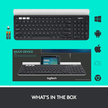 Load image into Gallery viewer, Multi-Device Wireless Keyboard for Computer