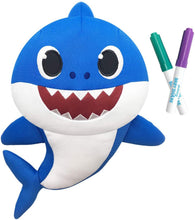 Load image into Gallery viewer, Pinkfong Baby Shark - Doodle Me Doll - Baby Shark - Preschool Plush - by WowWee