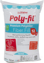 Load image into Gallery viewer, Fairfield FAIPFT12 Fiber Poly Fil Bag, 12 oz, White