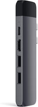 Load image into Gallery viewer, Satechi Aluminum Type-C Pro Hub Adapter with Ethernet - 4K HDMI, USB-C PD, Gigabit Ethernet, USB 3.0, Micro SD Card Slot - Compatible with 2020/2019 MacBook Pro and 2020/2018 MacBook Air