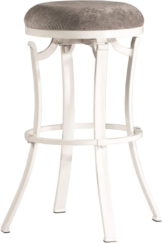 Hillsdale Kelford Backless Swivel Counter Stool, Antique Bronze