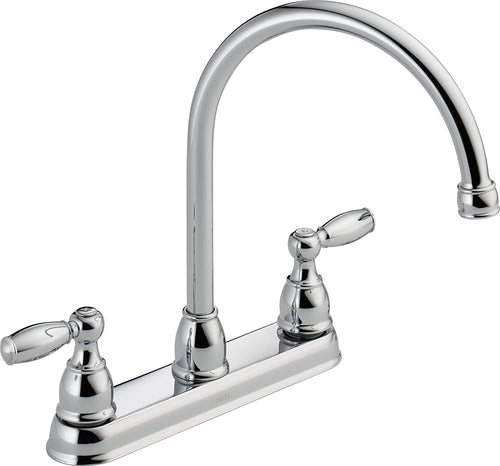 Foundations 2-Handle Standard Kitchen Faucet in