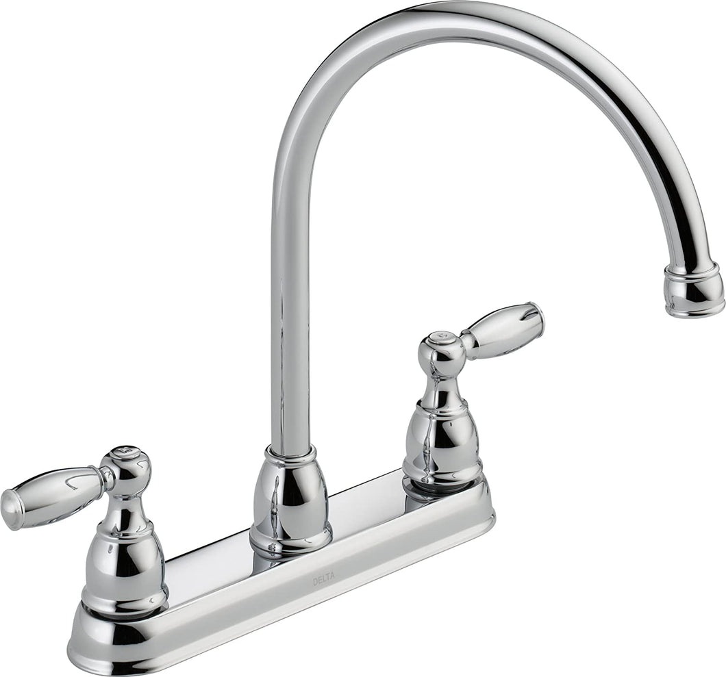 Foundations 2-Handle Standard Kitchen Faucet in