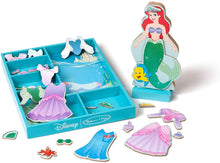 Load image into Gallery viewer, Melissa &amp; Doug Disney Cinderella, Belle &amp; Rapunzel Magnetic Dress Up Bundle