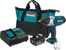 Load image into Gallery viewer, Makita XWT04S1 18V LXT Lithium-Ion Cordless 1/2" Sq. Drive Impact Wrench Kit (3.0Ah)