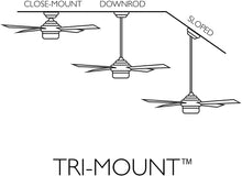 Load image into Gallery viewer, Design House 154336 Eastport 2 Light Ceiling Fan 52&quot;, Satin Nickel