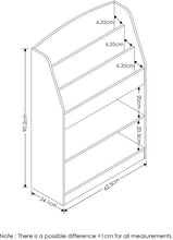 Load image into Gallery viewer, FURINNO FR16118LB Kidkanac Magazine/Bookshelf with Toy Storage