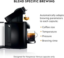 Load image into Gallery viewer, Nespresso VertuoPlus Deluxe Coffee and Espresso Maker by De'Longhi, Black