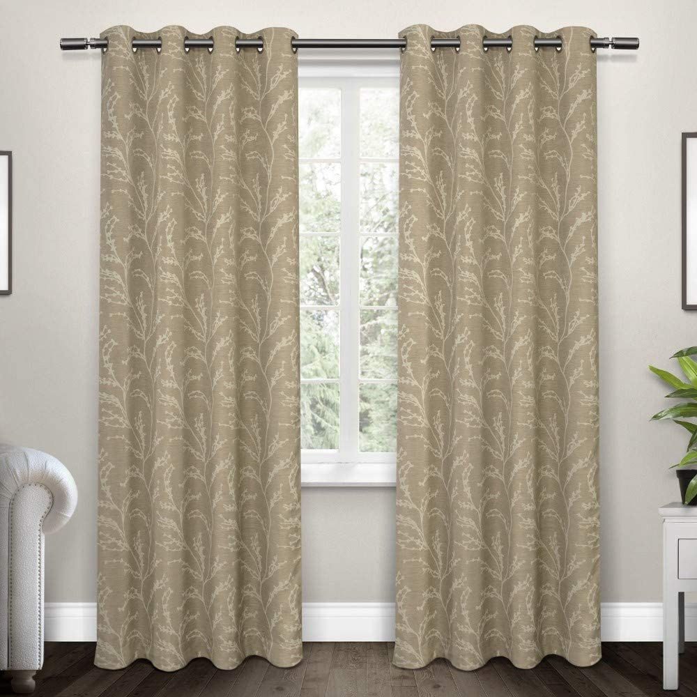 Exclusive Home Woven Blackout Window Curtain Panel Pair