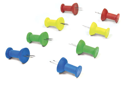 Charcoal Companion CC5116 Push Pin Corn Holders with Soft Grip Handle and Stainless Steel Prongs, Set of 4