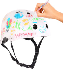 Load image into Gallery viewer, Crayola Kids Bike Helmet For Bike Scooter Skate, Dry Erase Surface, Markers Included, CPSC ASTM Certified, 11 Vents For Multi-sports Bike Scooter Roller Skate, Shock Absorbent EPS Inner Shell. Ages 5+