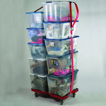 Load image into Gallery viewer, SNAP-LOC Dolly RED (USA!) with 1,500 lb. Capacity, Steel Frame, Strap Option, 4 inch casters